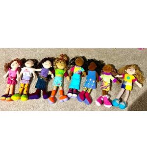 Vintage-bundle of 8 Groovy Girls